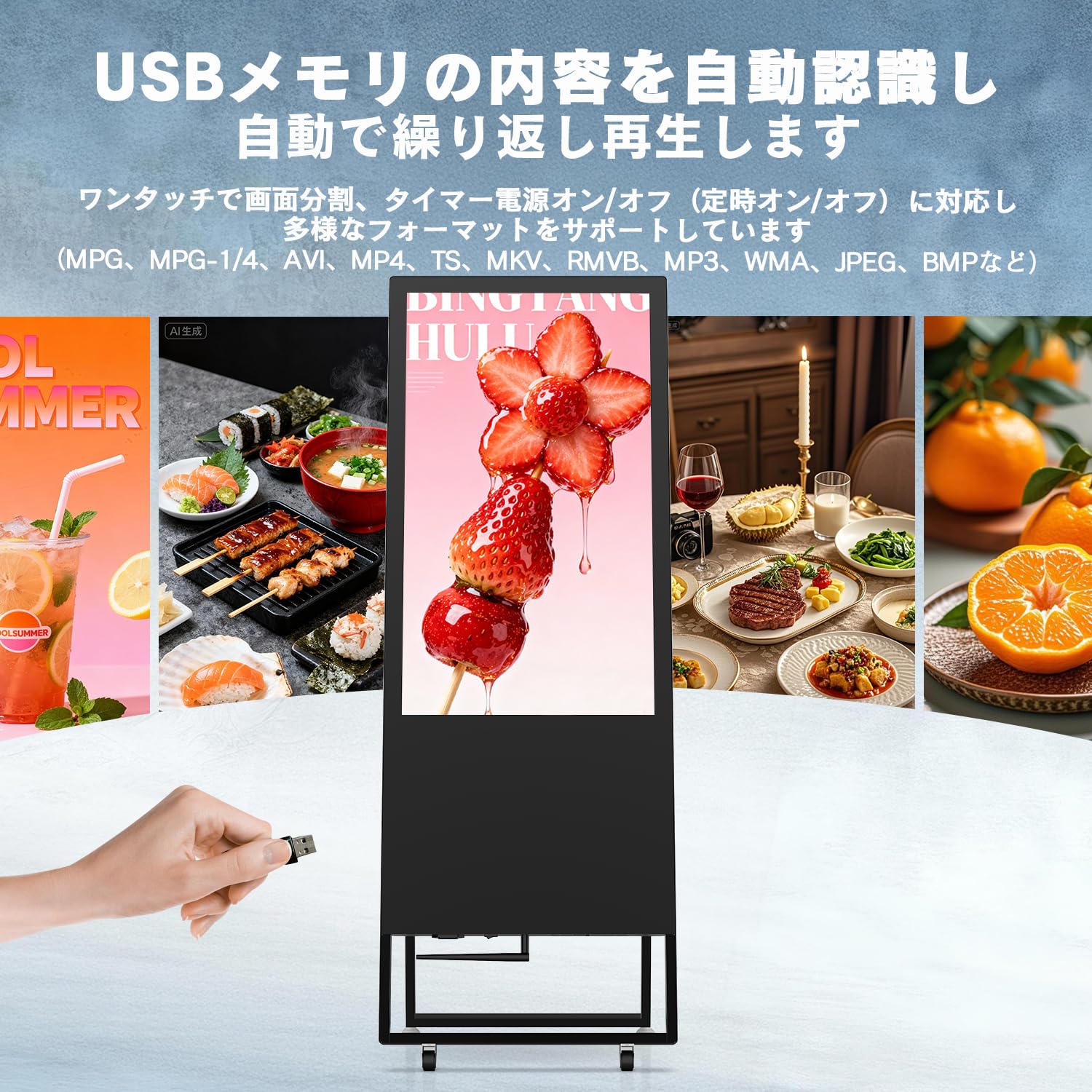Amazon.co.jp: Snowon デジタルサイネージ 32インチ フルHD A型